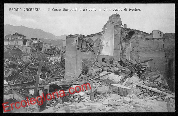 ah9529 - CARTOLINA D'EPOCA - Reggio Calabria Città - Il Corso Garibaldi