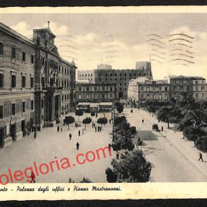 ai7282 - CARTOLINA D' EPOCA - Taranto Città - Piazza Mastronuzzi