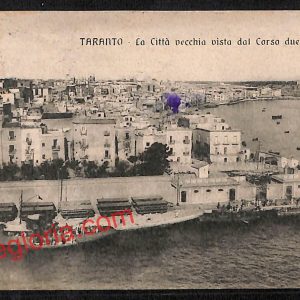ai7284 - CARTOLINA D' EPOCA - Taranto Città - Panorama