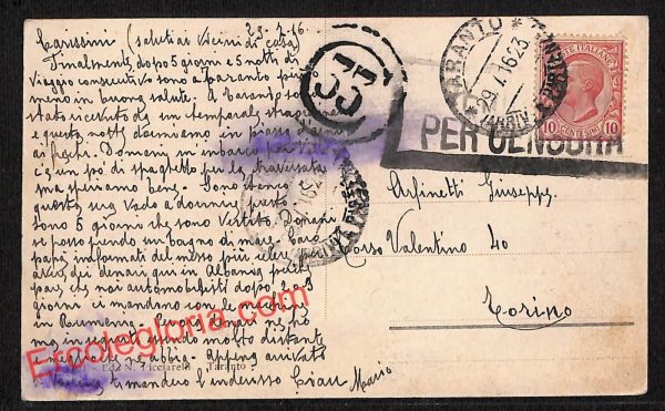 ai7284 - CARTOLINA D' EPOCA - Taranto Città - Panorama - immagine 2