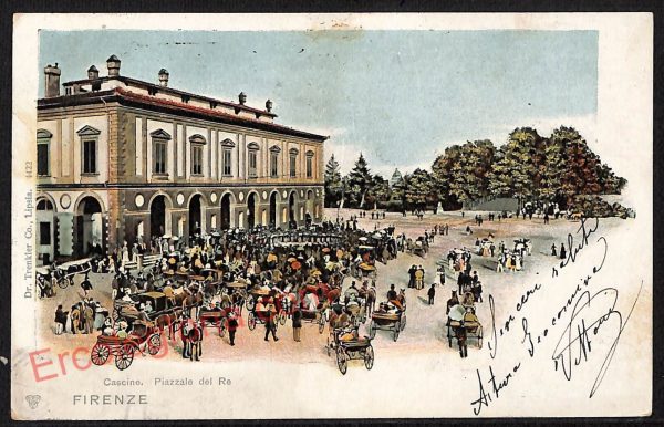 ae6964 - CARTOLINA D'EPOCA - Firenze Città - Piazzale del Re