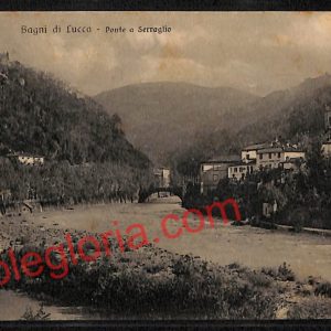 ag6415 - CARTOLINA D'EPOCA - Lucca Provincia - Bagni di Lucca  1909