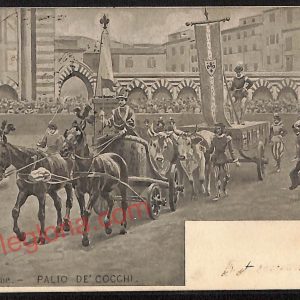 ae6965 - CARTOLINA D'EPOCA - Firenze Città - Palio de' Cocchi  1902