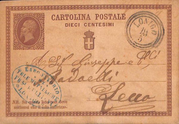ab4205-  CARTOLINA  D'EPOCA - Vicenza  Provincia  -  Lonigo