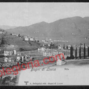 ag6420 - CARTOLINA D'EPOCA - Lucca Provincia - Bagni di Lucca
