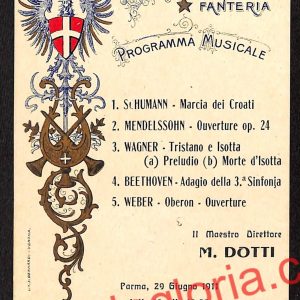 ah5423 - CARTOLINA D'EPOCA - Parma Città - 61° Reggimento Fanteria