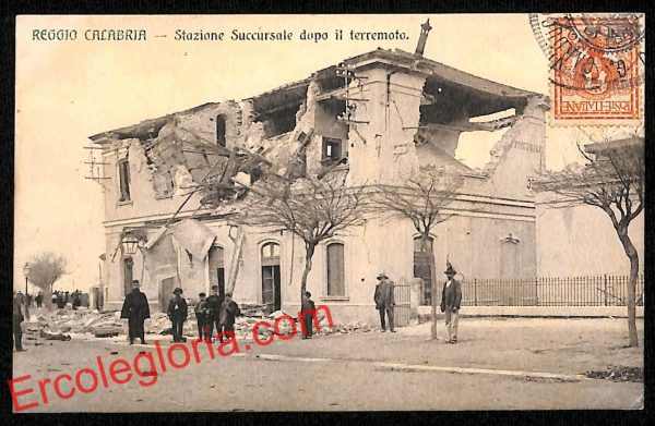 ah9539 - CARTOLINA D'EPOCA - Reggio Calabria Città - Stazione Succursale