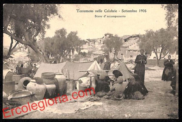 ah9544 - CARTOLINA D'EPOCA - Reggio Calabria Città - Terremoto nelle Calabrie