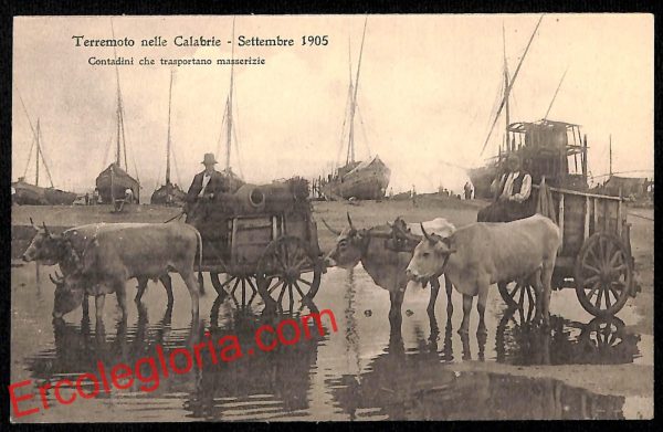 ah9545 - CARTOLINA D'EPOCA - Reggio Calabria Città - Terremoto nelle Calabrie