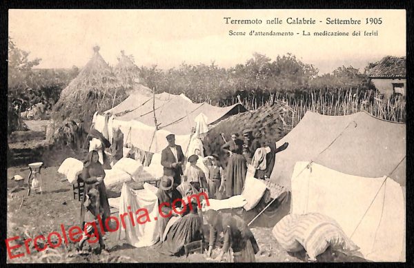 ah9546 - CARTOLINA D'EPOCA - Reggio Calabria Città - Terremoto nelle Calabrie