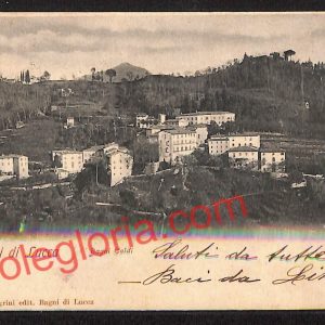 ag6433 - CARTOLINA D'EPOCA - Lucca Provincia - Bagni di Lucca  1902