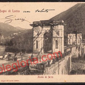 ag6443 - CARTOLINA D'EPOCA - Lucca Provincia - Bagni di Lucca