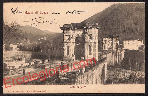 ag6443 - CARTOLINA D'EPOCA - Lucca Provincia - Bagni di Lucca