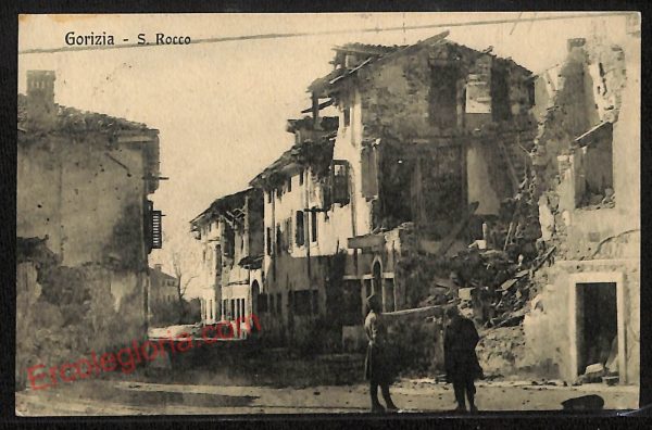ag1775 - CARTOLINA D'EPOCA - Gorizia Città - S. Rocco  1921