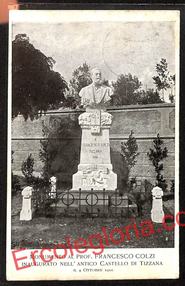 ah7856 - CARTOLINA D'EPOCA - Pistoia Città - Monumento al Prof. Francesco Colzi