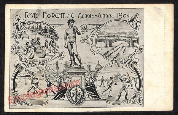 ae7371 - CARTOLINA D'EPOCA - Firenze Città - Feste Fiorentine