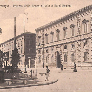 ab8902 - CARTOLINA  D'EPOCA - Perugia Città - Palazzo della Banca d'Italia