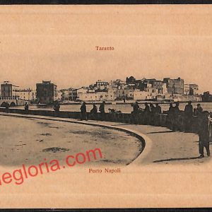 ai7311 - CARTOLINA D' EPOCA - Taranto Città - Porto Napoli