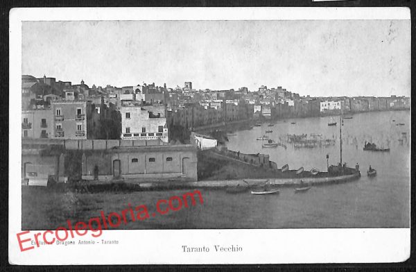 ai7312 - CARTOLINA D' EPOCA - Taranto Città - Panorama