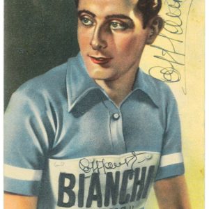 P3922 - FAUSTO COPPI, CARTOLINA AUTOGRAFATA, RARA