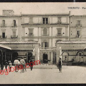 ai7323 - CARTOLINA D' EPOCA - Taranto Città - Piazza del Mercato