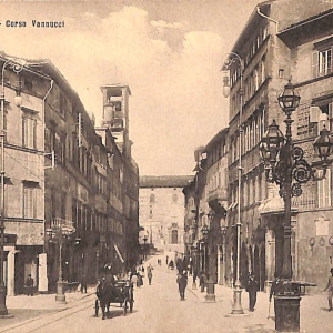 ab8930 - CARTOLINA  D'EPOCA - Perugia Città - Corso Vannucci
