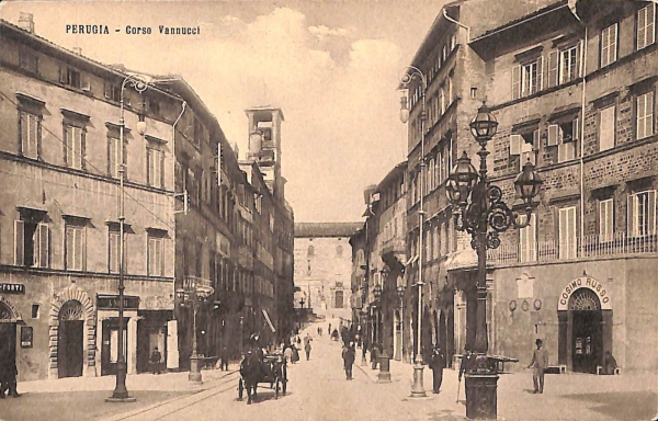 ab8930 - CARTOLINA  D'EPOCA - Perugia Città - Corso Vannucci