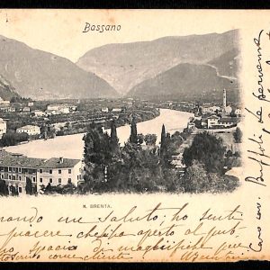 ab4049-  CARTOLINA  D'EPOCA - Vicenza  Provincia  -  Bassano 1899