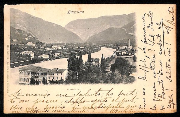 ab4049-  CARTOLINA  D'EPOCA - Vicenza  Provincia  -  Bassano 1899