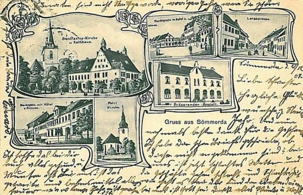 11873 - Ansichtskarten VINTAGE POSTCARD - Deutschland GERMANY - SOMMERDA 1907