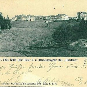 11867 - Ansichtskarten VINTAGE POSTCARD - Deutschland GERMANY -  OBERHOF 1903