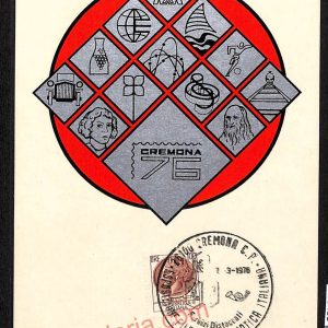 ae5481 - CARTOLINA D'EPOCA - Cremona - Circolo Filatelico Numismatico Cremonese