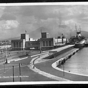 ab7939 - CARTOLINA  D'EPOCA - Napoli Città - Nuova Stazione Marittima  1938