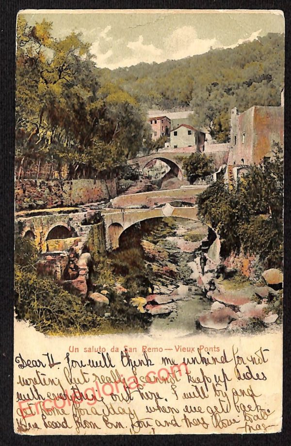 ag4818 - CARTOLINA D'EPOCA - Imperia Provincia - Sanremo