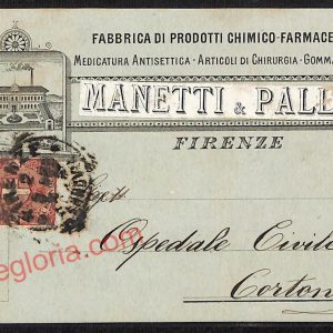 ae7374 - CARTOLINA D'EPOCA - Firenze Città - Manetti Pallesi