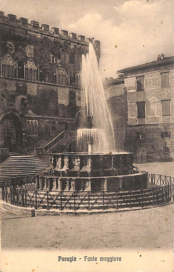 aa9805 - CARTOLINA  D'EPOCA - Perugia Città - Fonte maggiore