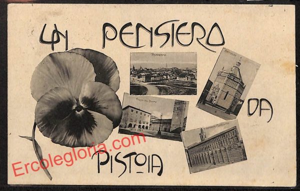 ah7872 - CARTOLINA D'EPOCA - Pistoia Città - Panorama