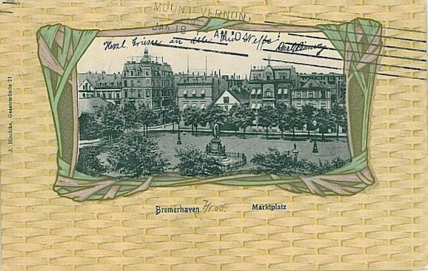 13718 - Ansichtskarten VINTAGE POSTCARD - Deutschland GERMANY - BREMERHAVEN 1904