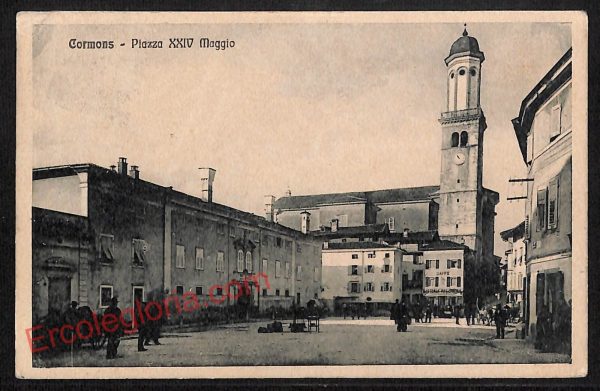 ag1844 - CARTOLINA D'EPOCA - Gorizia Provincia - Cormons  1911