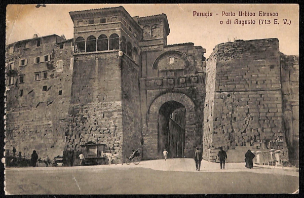 aa9828 - CARTOLINA  D'EPOCA - Perugia Città - Porta Urbica Etrusca