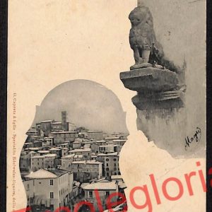 ag6474 - CARTOLINA D'EPOCA - Lucca Provincia - Barga  1901