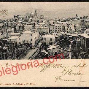 ag6478 - CARTOLINA D'EPOCA - Lucca Provincia - Barga  1901