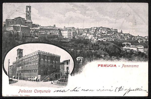 aa9837 - CARTOLINA  D'EPOCA - Perugia Città - Palazzo Comunale