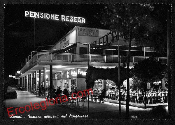 ai0621 - CARTOLINA D'EPOCA - Rimini Città - Pensione Reseda