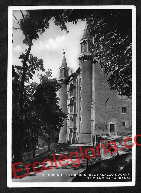 ah6548 - CARTOLINE  D'EPOCA - Urbino Città - I Torricini del Palazzo Ducale