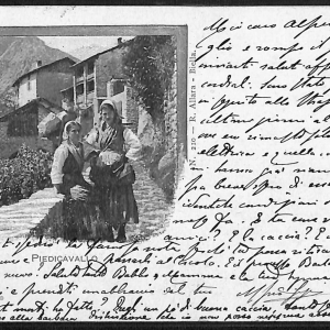 ae1892 - CARTOLINA  D'EPOCA - Biella Provincia - Piedicavallo   1901