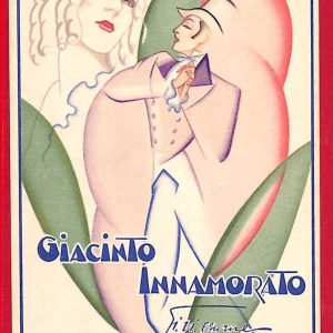 P0761 - CARTOLINA D'EPOCA  -  Milano GIACINTO INNAMORATO - illustrata ABKHASI