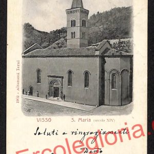 ag7635 - CARTOLINA D'EPOCA - Macerata Provincia - Visso