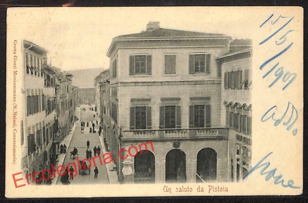 ah7897 - CARTOLINA D'EPOCA - Pistoia Città - Grotta Giusti Monsummano