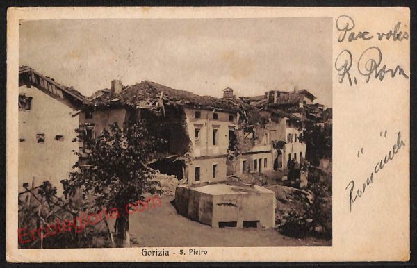 ag1783 - CARTOLINA D'EPOCA - Gorizia Città - S. Pietro